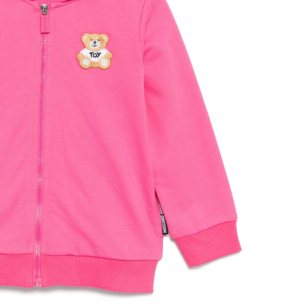 Moschino Kids Bear Ears Hooded Jacket