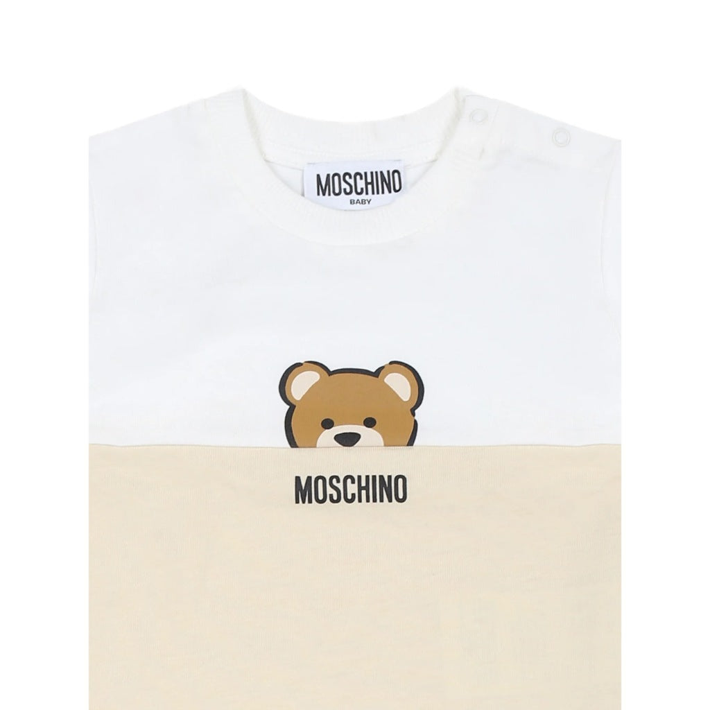 Moschino Kids Teddy Logo T-shirt With Shorts Set