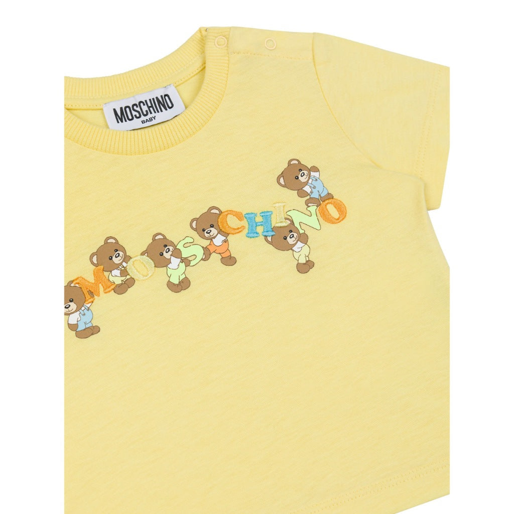 Moschino Kids Teddy Logo T-shirt