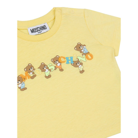 Moschino Kids Teddy Logo T-shirt