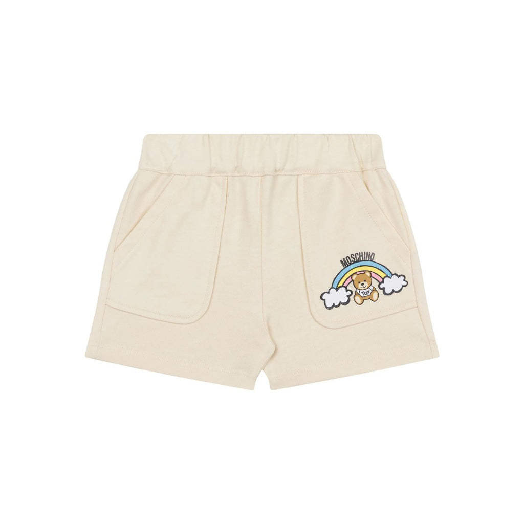 Moschino Kids Teddy Graphic Shorts