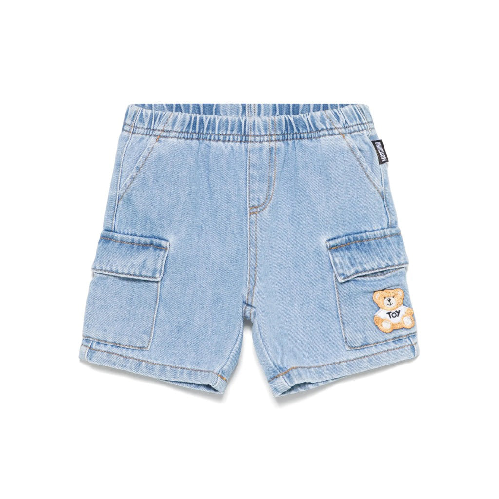 Moschino Kids Toy Bear Cargo Shorts