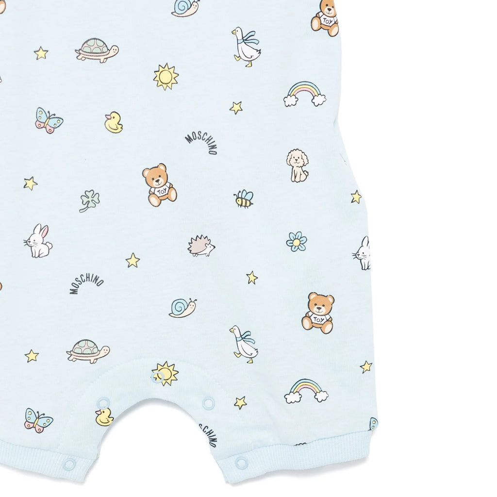 Moschino Kids Teddy Graphic Romper Gift Set