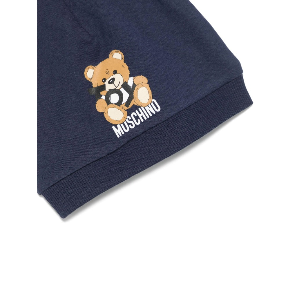 Moschino Kids Toy Bear Romper With Hat Gift Set