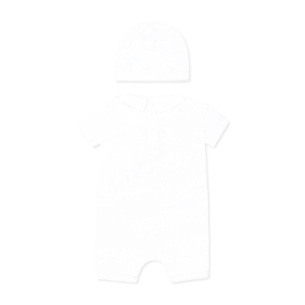 Moschino Kids Toy Bear Romper With Hat Gift Set