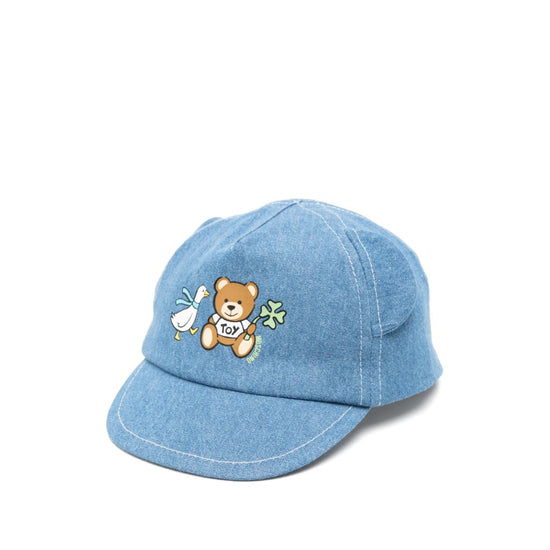 Moschino Kids Bear Ears Baseball Cap