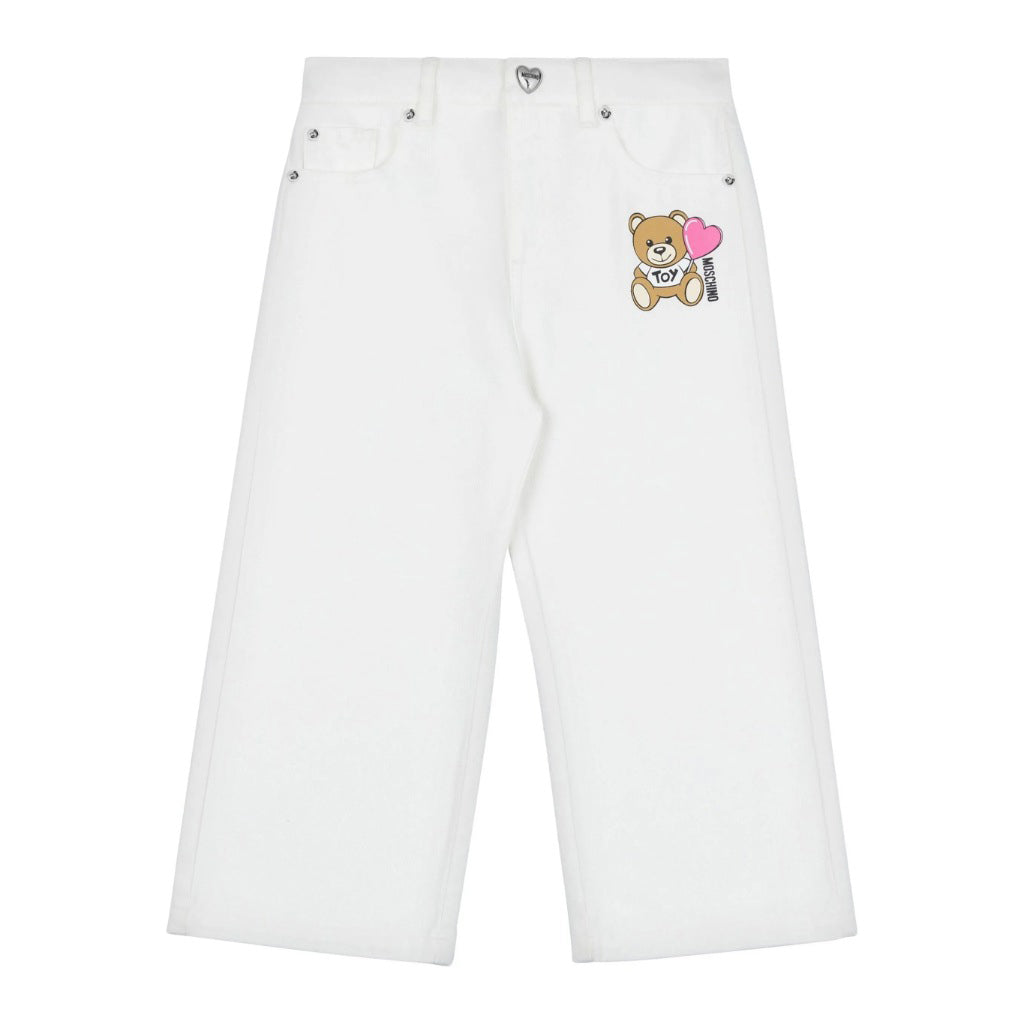 Moschino Kids Teddy Heart Trousers