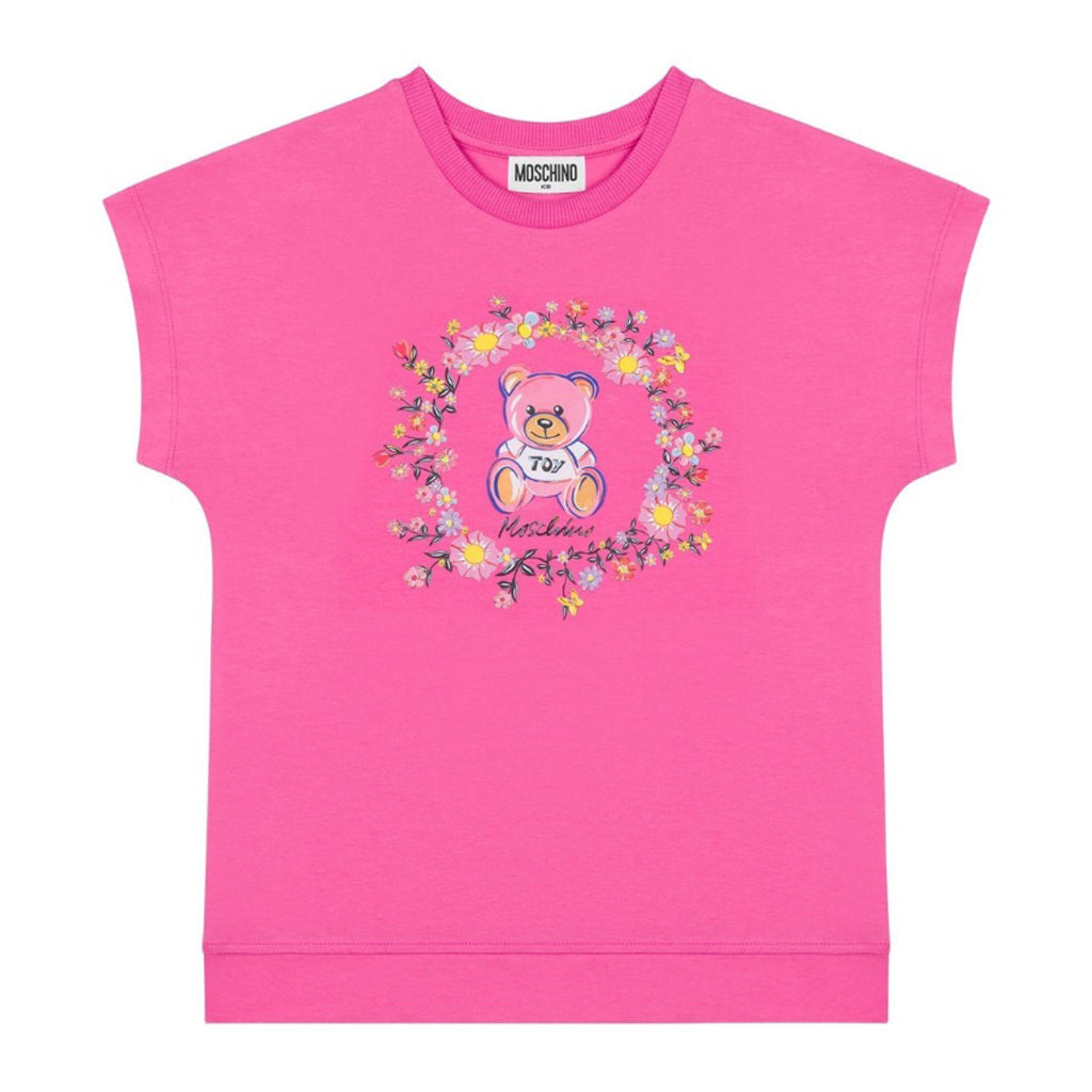 Moschino Kids Teddy Graphic Maxi T-shirt