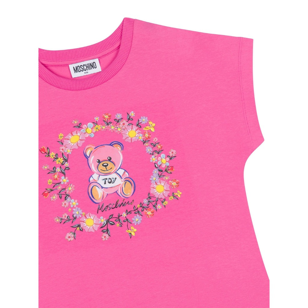 Moschino Kids Teddy Graphic Maxi T-shirt