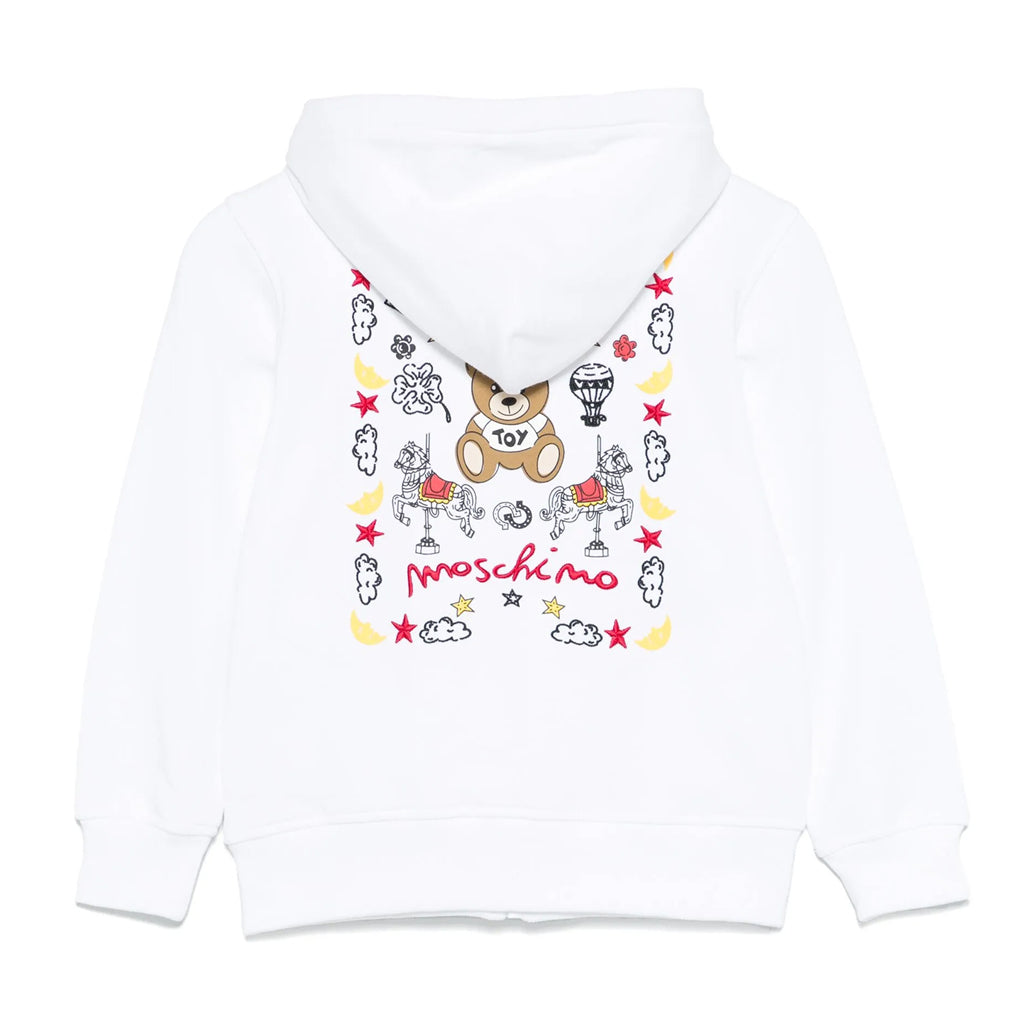 Moschino Kids Teddy Graphic Hooded Sweatshirt