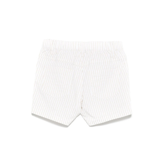 Moschino Kids Teddy Patch Striped Shorts