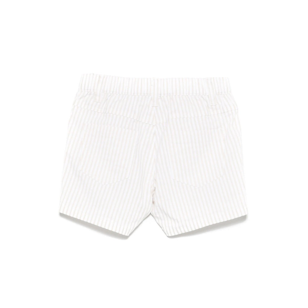 Moschino Kids Teddy Patch Striped Shorts