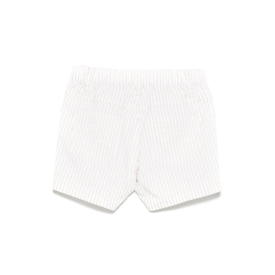 Moschino Kids Teddy Patch Striped Shorts
