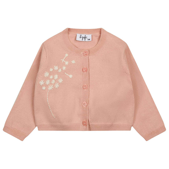 Il Gufo Flower Cardigan