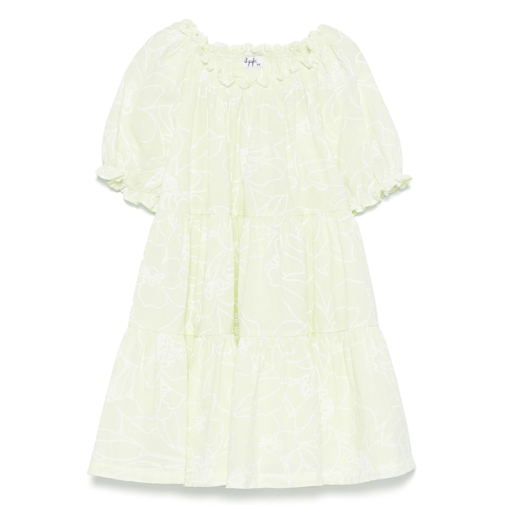 Il Gufo Floral Print Dress