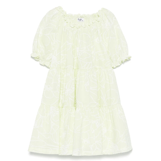 Il Gufo Floral Print Dress