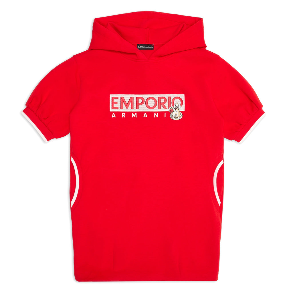 Emporio Armani Junior Hooded Dress