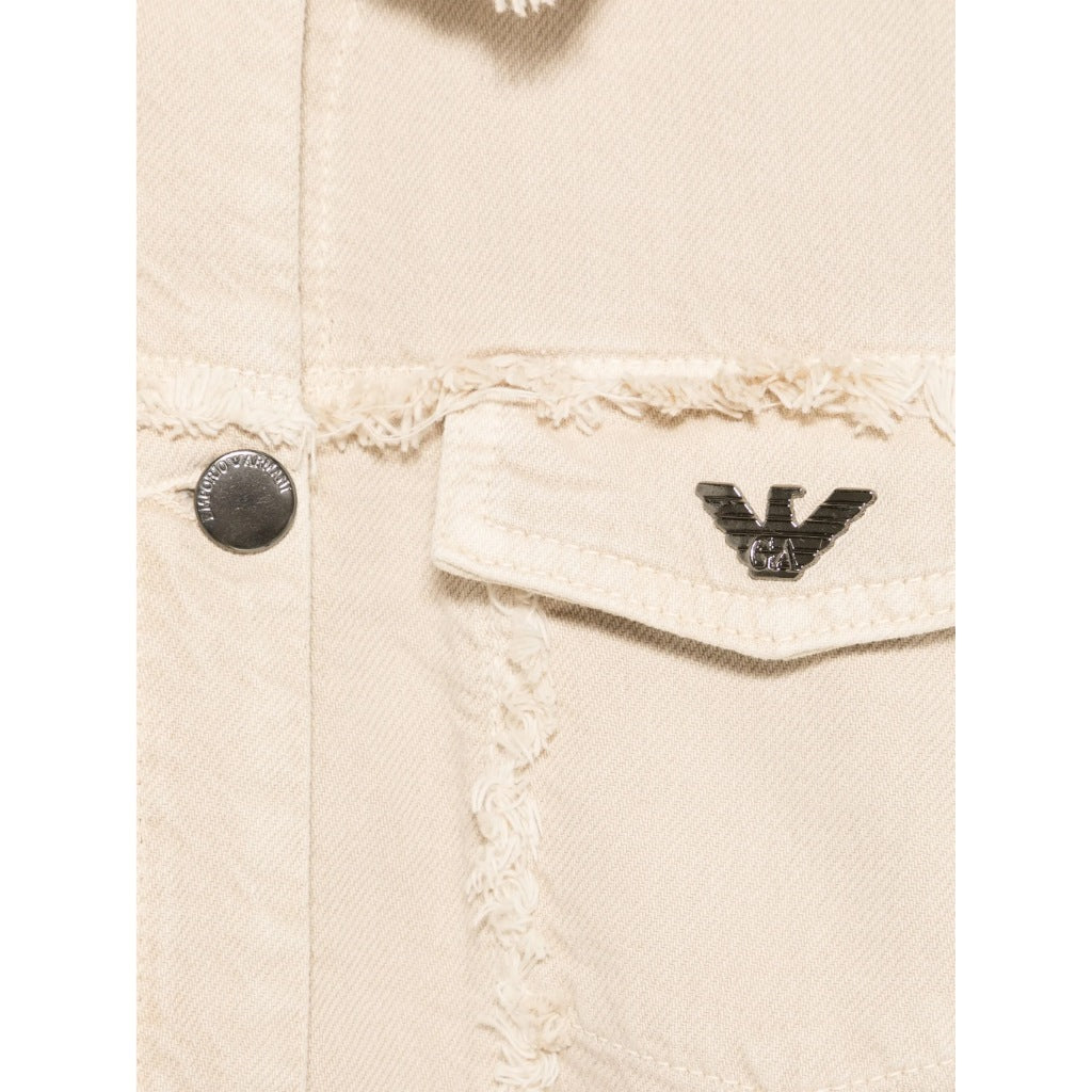 Emporio Armani Junior Frayed Hem Jacket