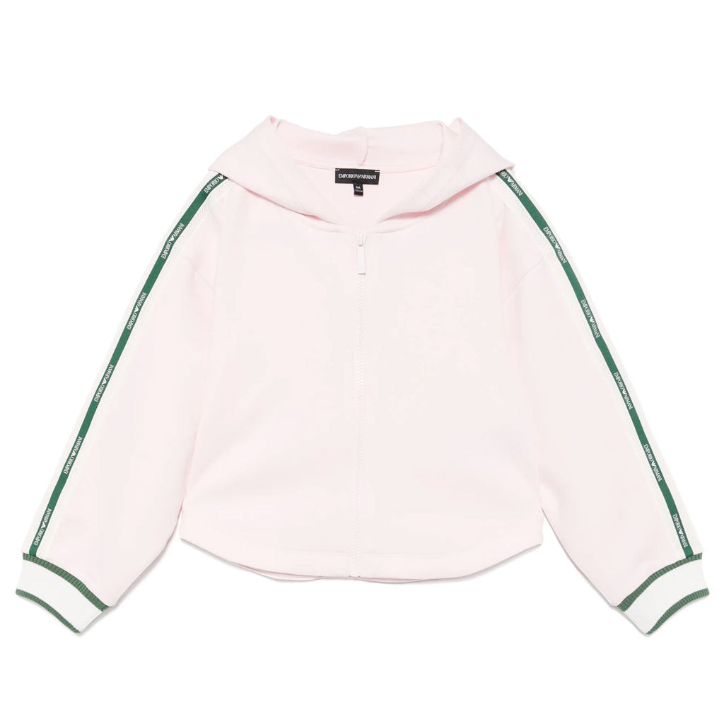 Emporio Armani Junior Logo Tape Hooded Jacket