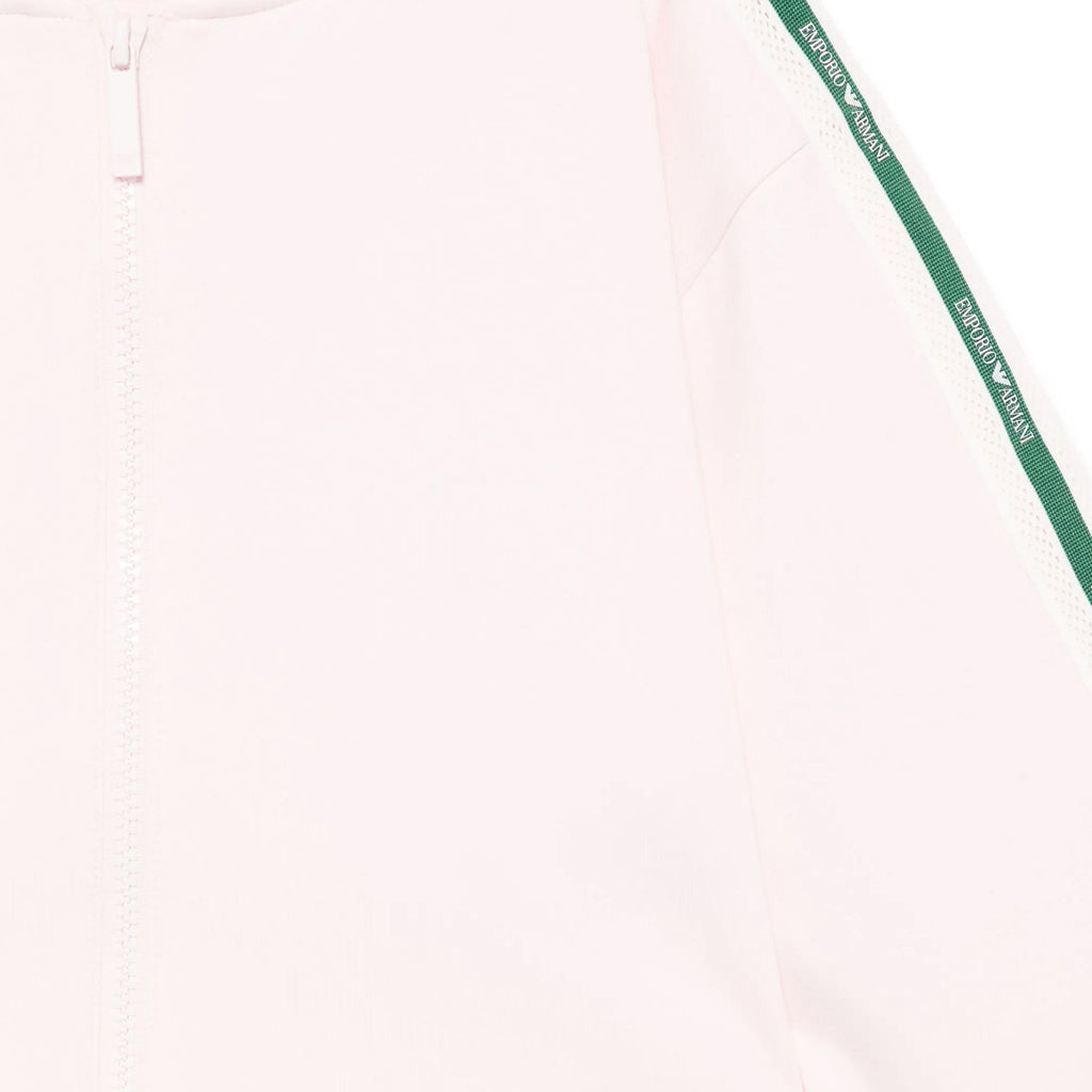 Emporio Armani Junior Logo Tape Hooded Jacket