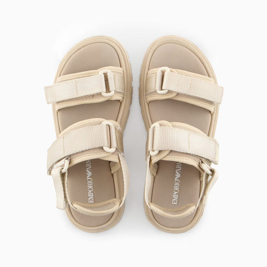 Load image into Gallery viewer, Emporio Armani Junior Velcro Strap Sandals
