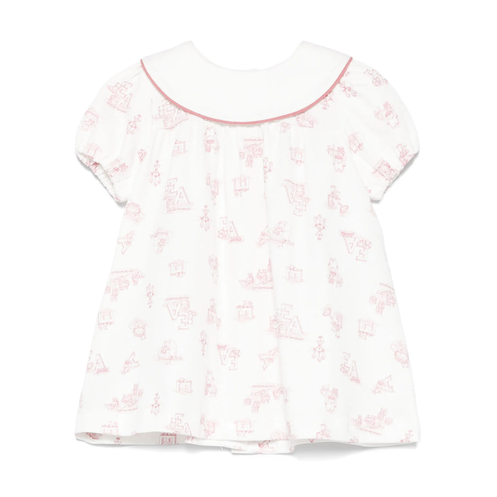 Emporio Armani Junior All-Over Pattern Dress and Bloomer Set