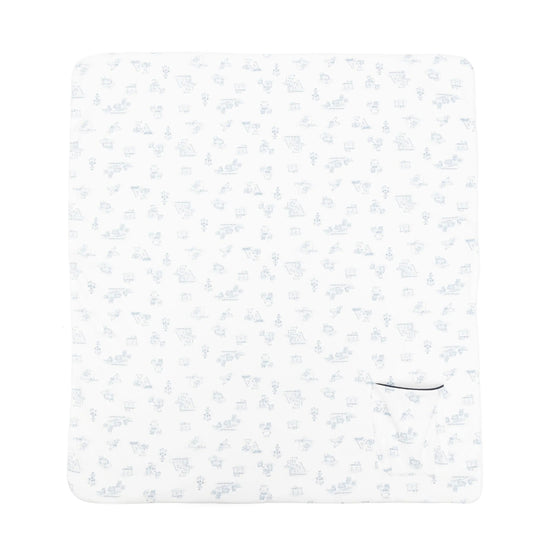 Emporio Armani Junior All-Over Pattern Blanket