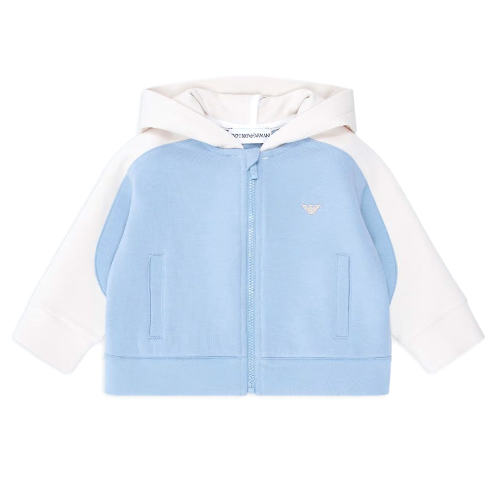 Emporio Armani Junior Eagle Logo Hooded Sweatshirt