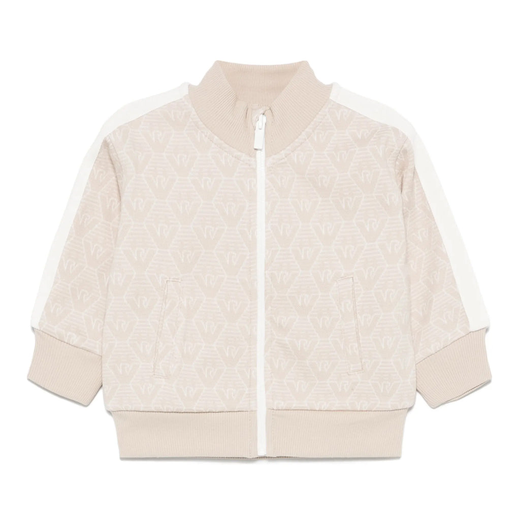Emporio Armani Junior Eagle Pattern Zip Up Sweatshirt