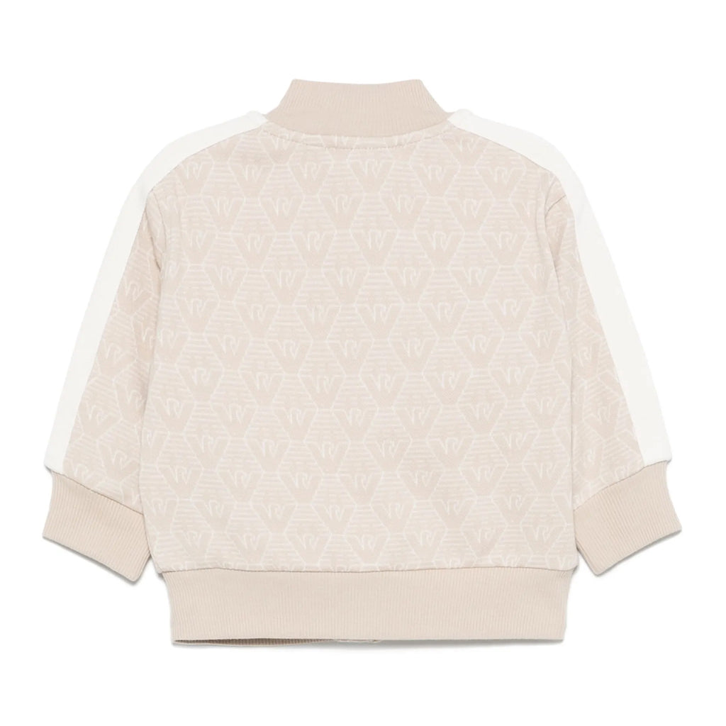 Emporio Armani Junior Eagle Pattern Zip Up Sweatshirt