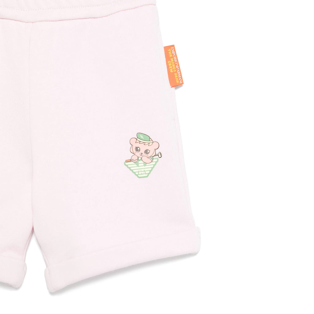 Emporio Armani Junior Eagle Logo Sweat Shorts