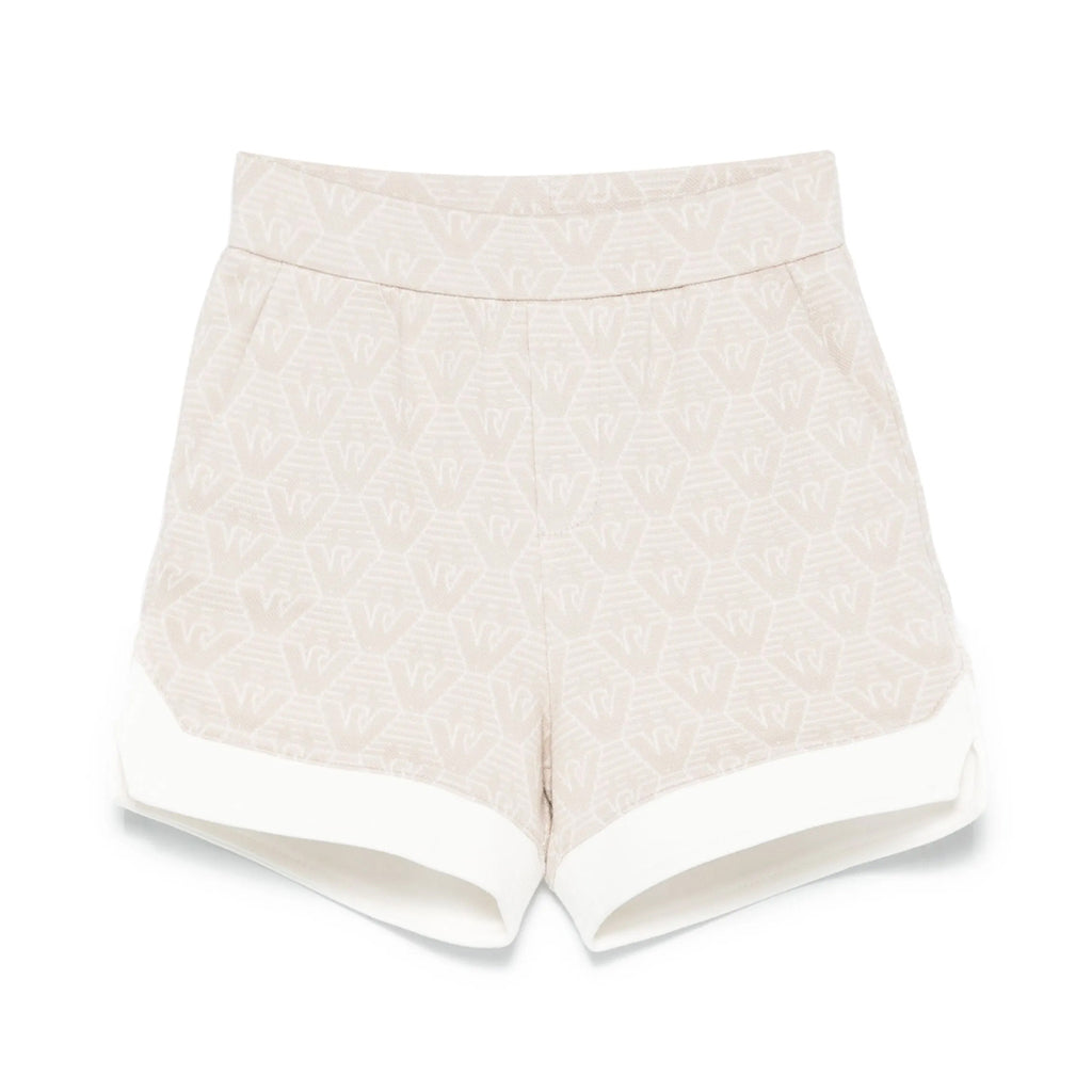 Emporio Armani Junior Eagle Pattern Sweat Shorts