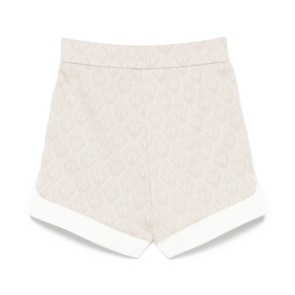 Emporio Armani Junior Eagle Pattern Sweat Shorts