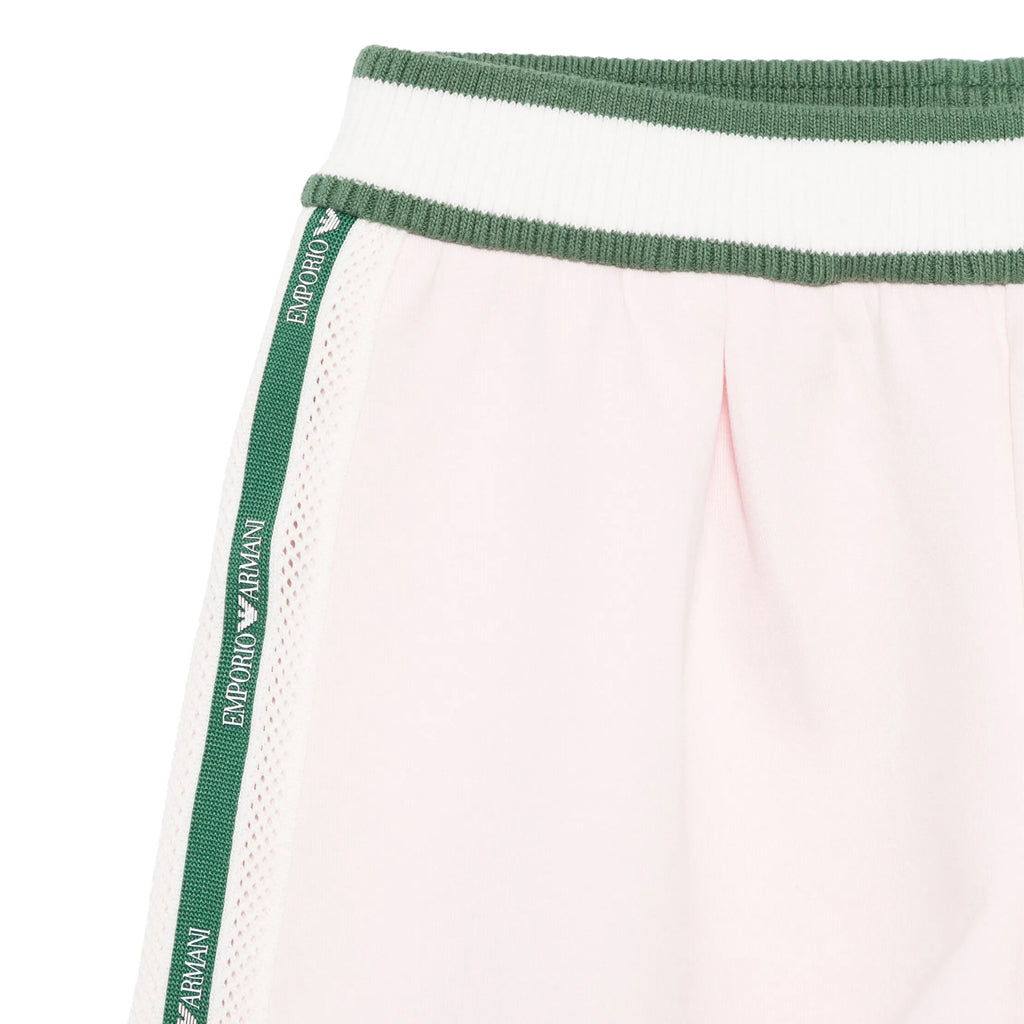 Emporio Armani Junior Logo Blouse and Shorts Set