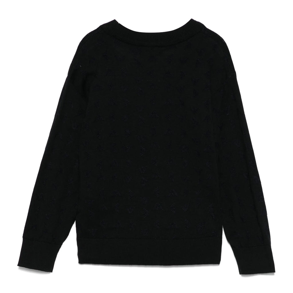 Emporio Armani Junior Eagle Pattern Cardigan