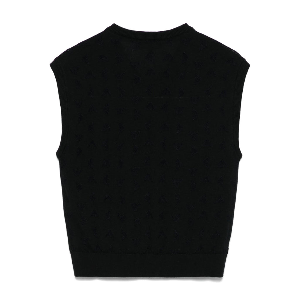 Emporio Armani Junior Eagle Pattern Knit Vest