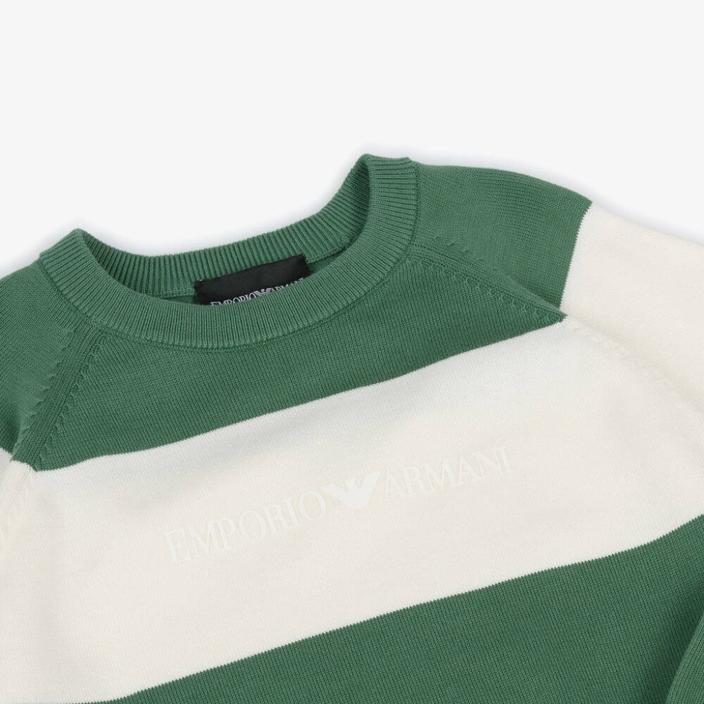 Emporio Armani Junior Logo Knit Sweater