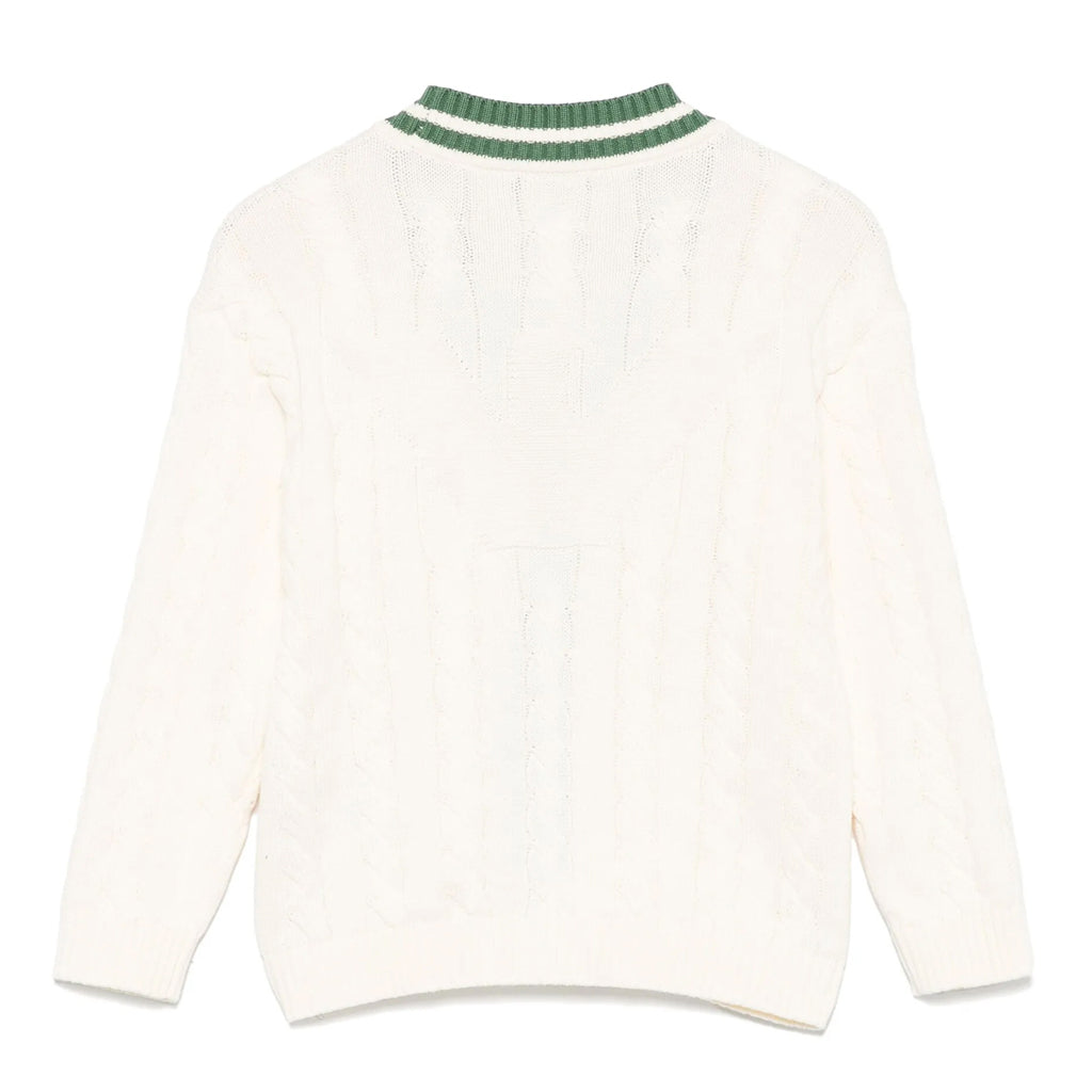 Emporio Armani Junior Cable Knit Cardigan