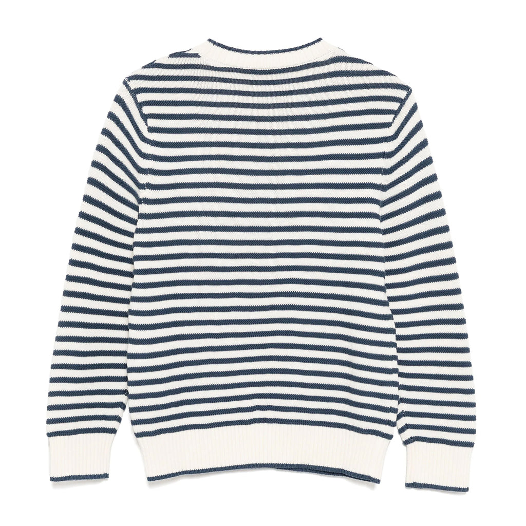 Emporio Armani Junior Striped Knit Sweater