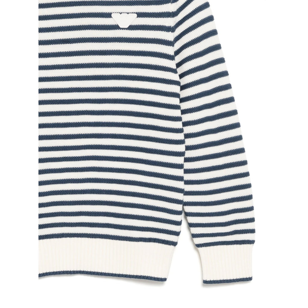 Emporio Armani Junior Striped Knit Sweater