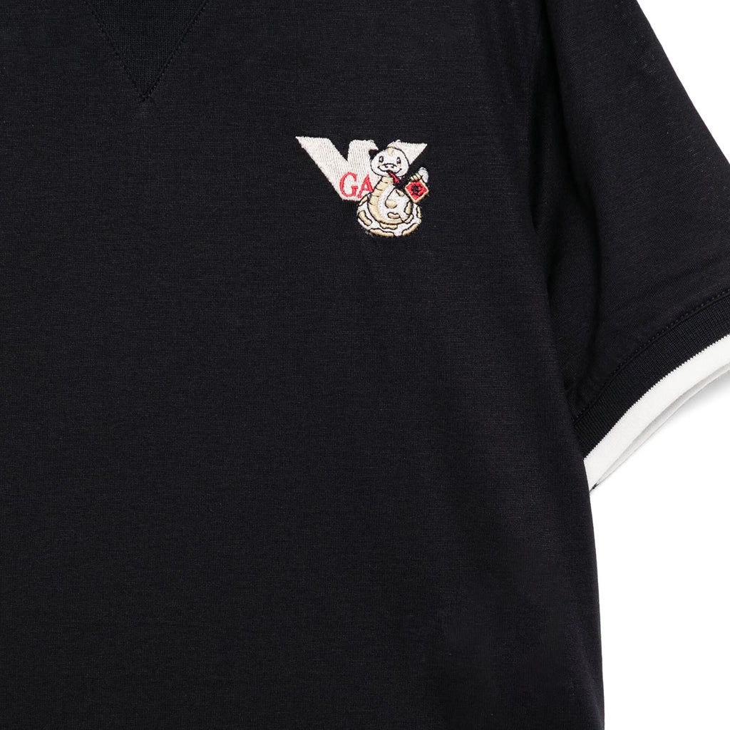 Emporio Armani Junior Snake Logo Graphic T-shirt
