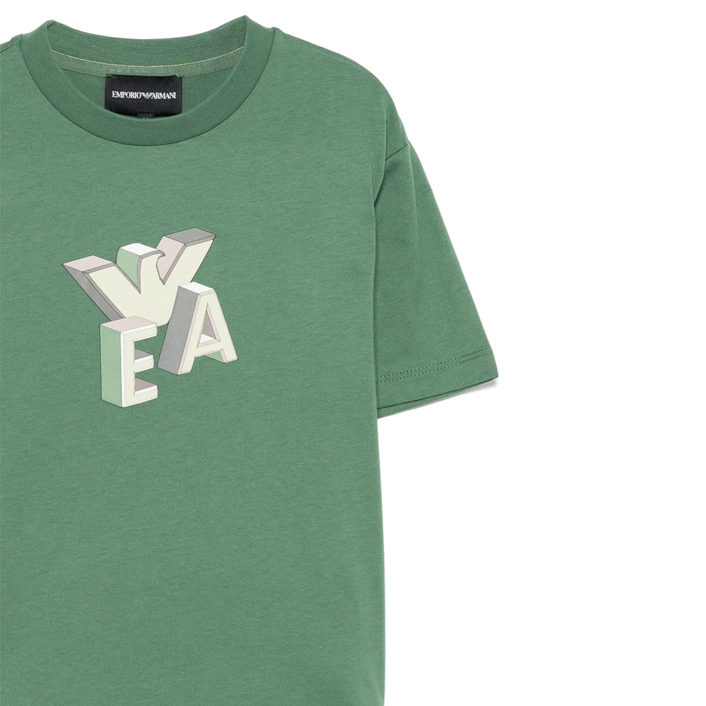 Emporio Armani Junior Set of Two Graphic T-shirts