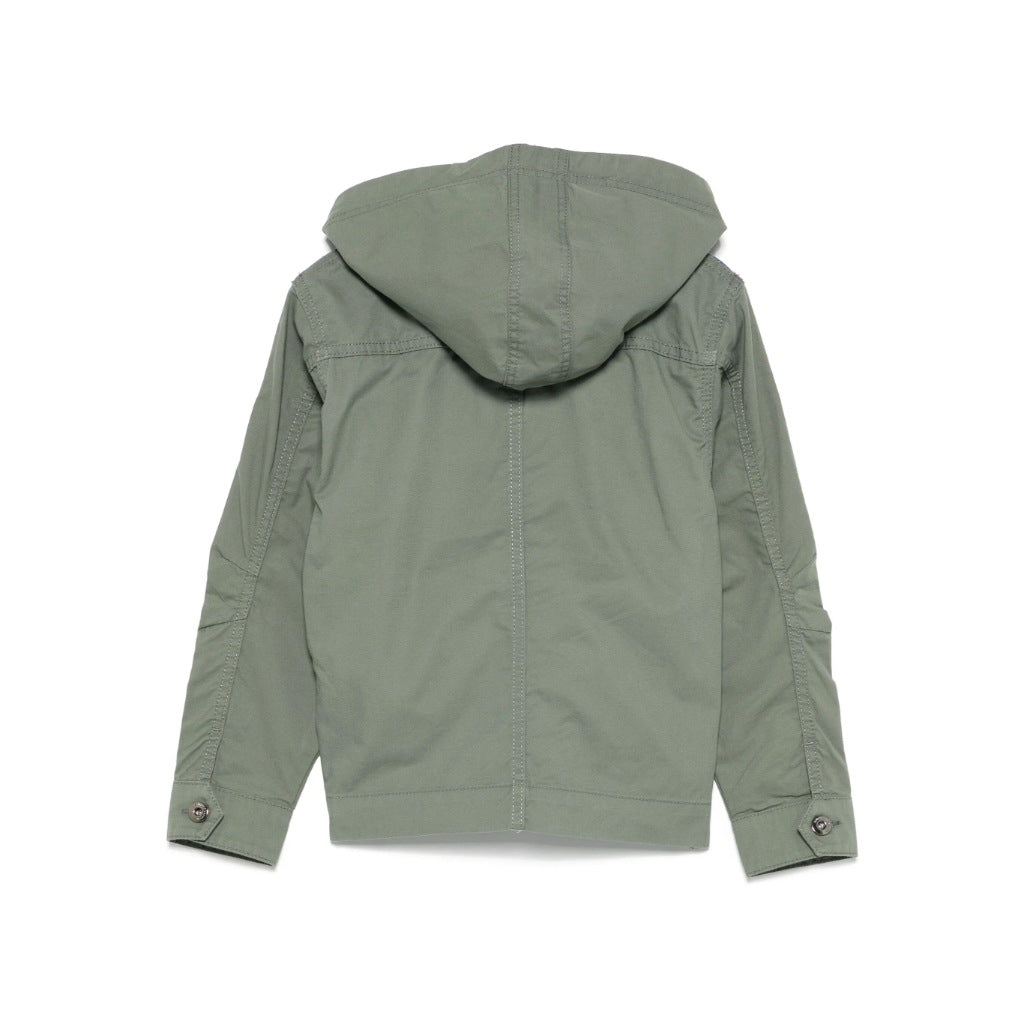 Emporio Armani Junior Hooded Denim Jacket