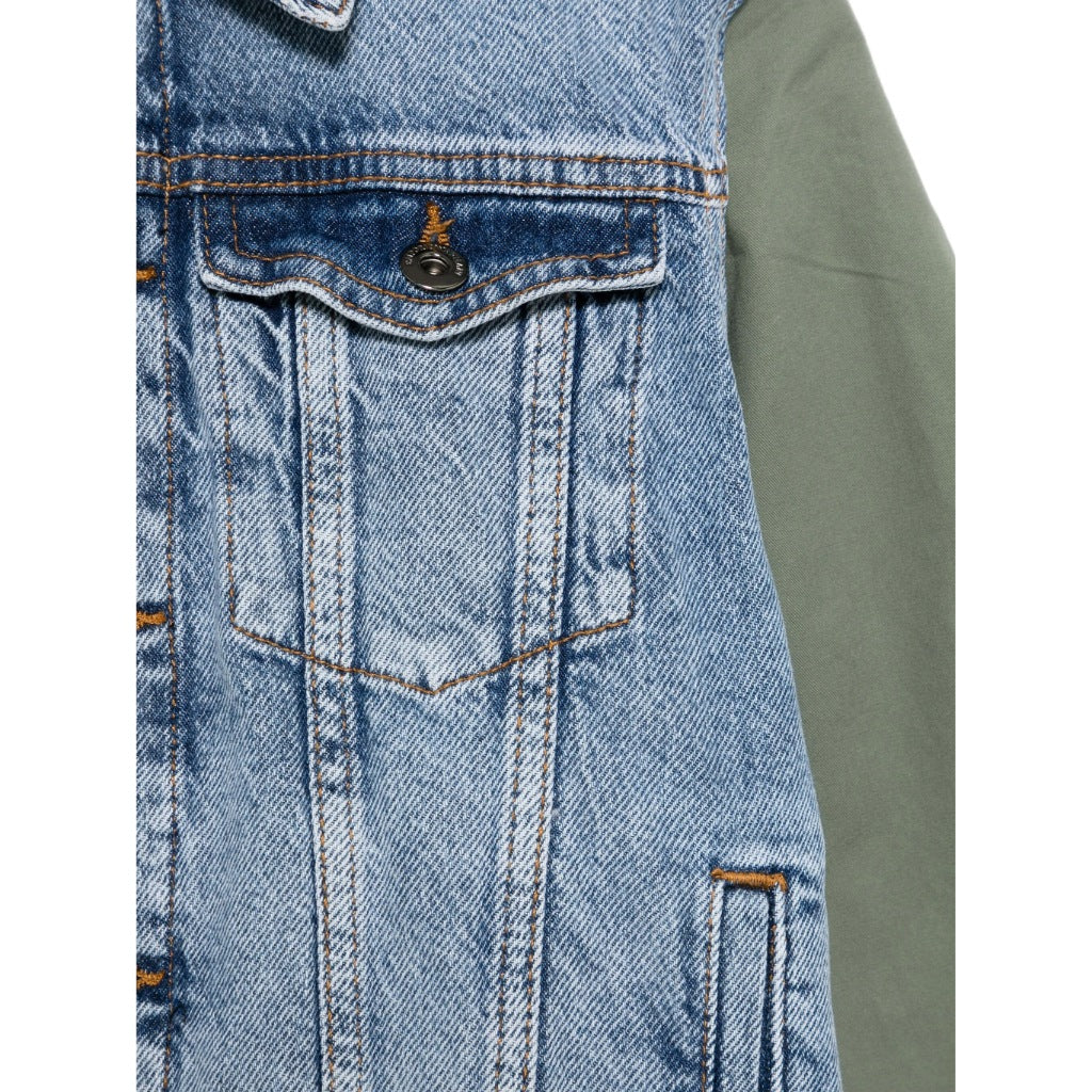 Emporio Armani Junior Hooded Denim Jacket