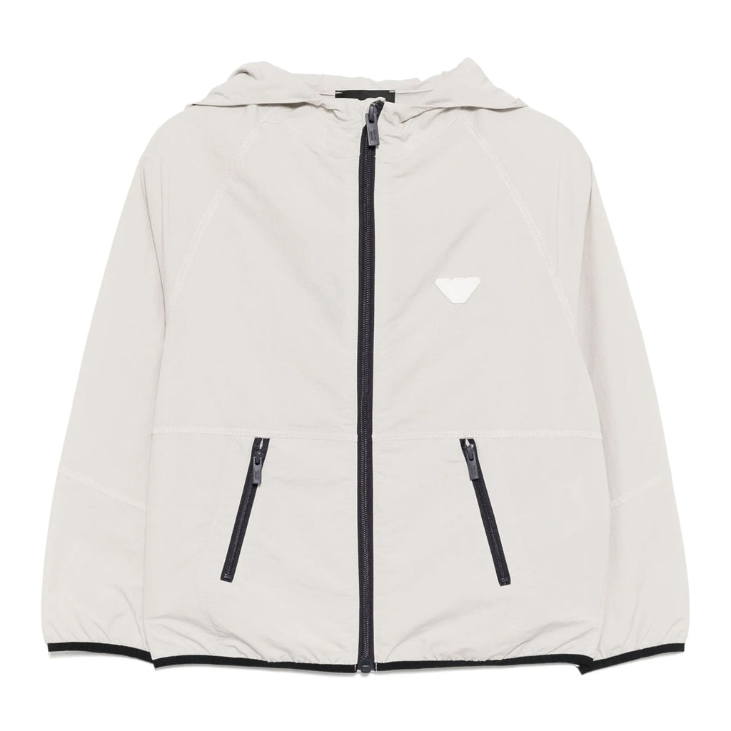 Emporio Armani Junior Eagle Logo Hooded Jacket