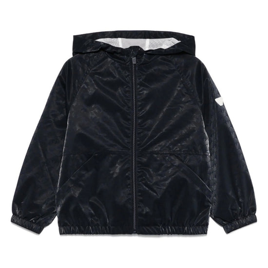 Emporio Armani Junior Eagle Pattern Hooded Jacket