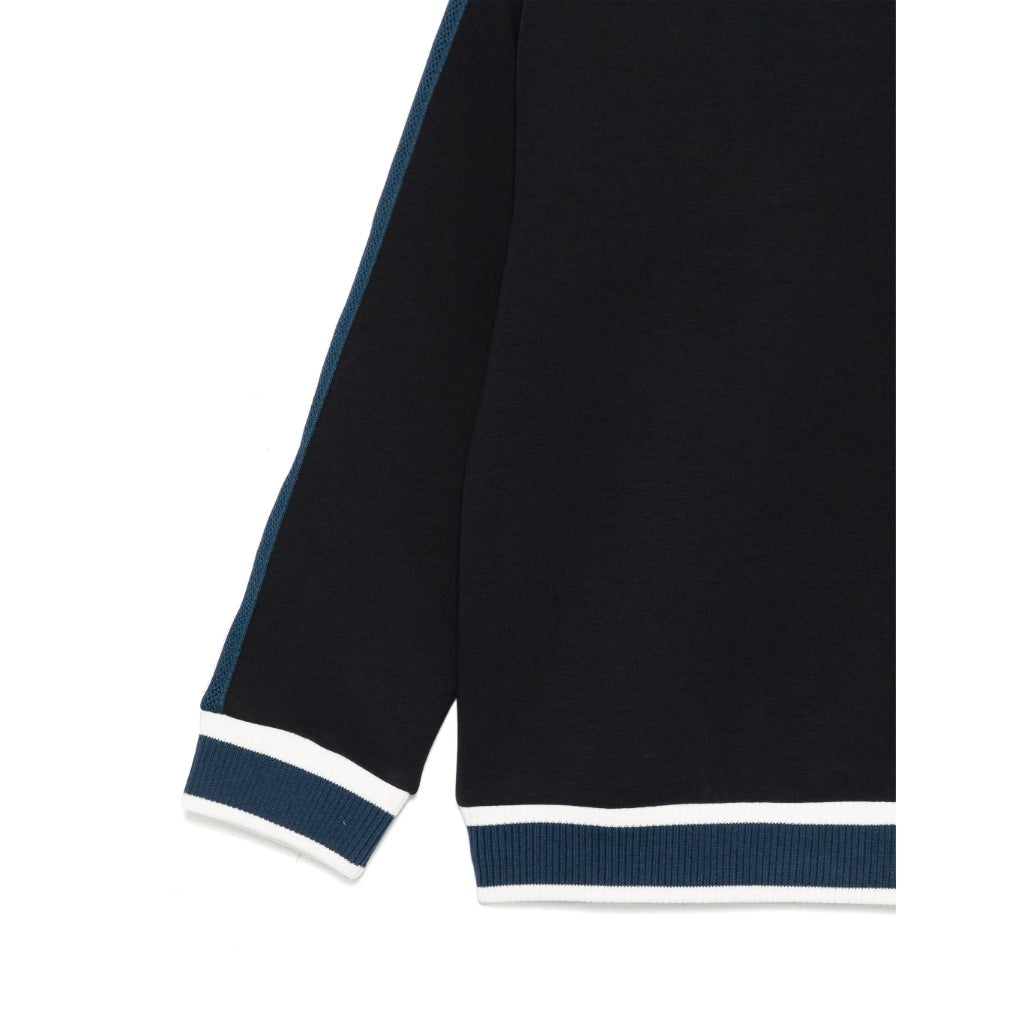 Emporio Armani Junior Striped Trim Sweater