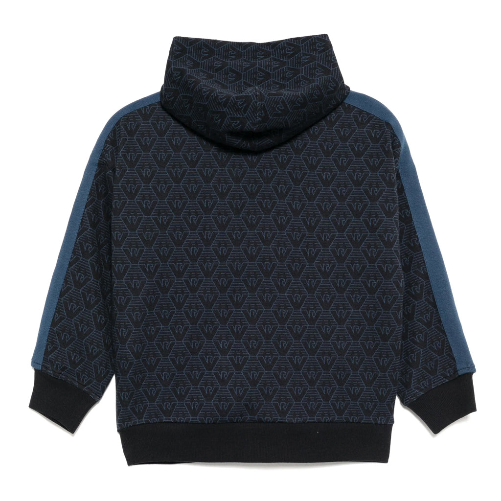 Emporio Armani Junior Eagle Pattern Hooded Jacket
