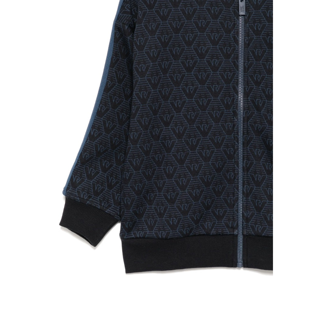 Emporio Armani Junior Eagle Pattern Hooded Jacket