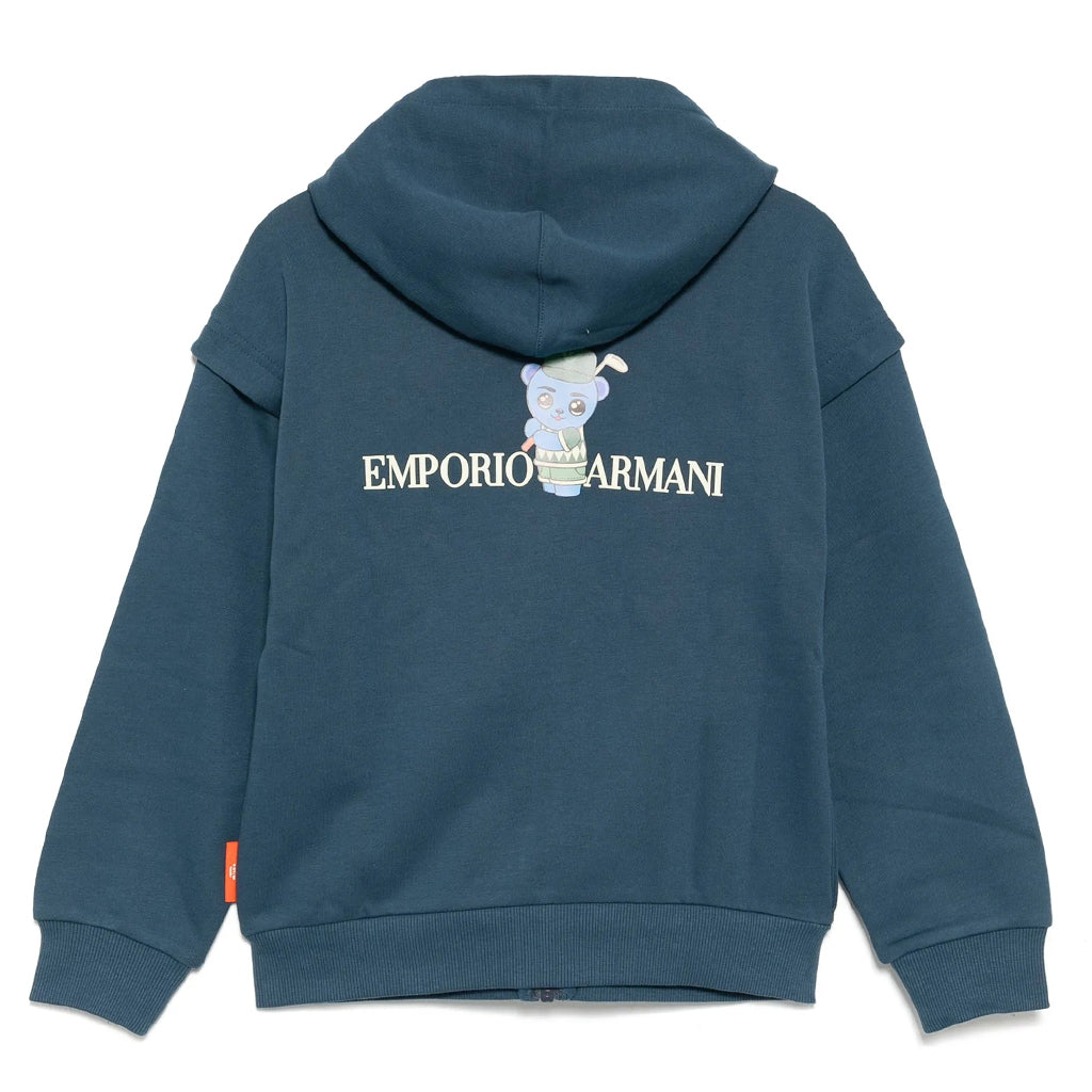 Emporio Armani Junior Graphic Hooded Jacket